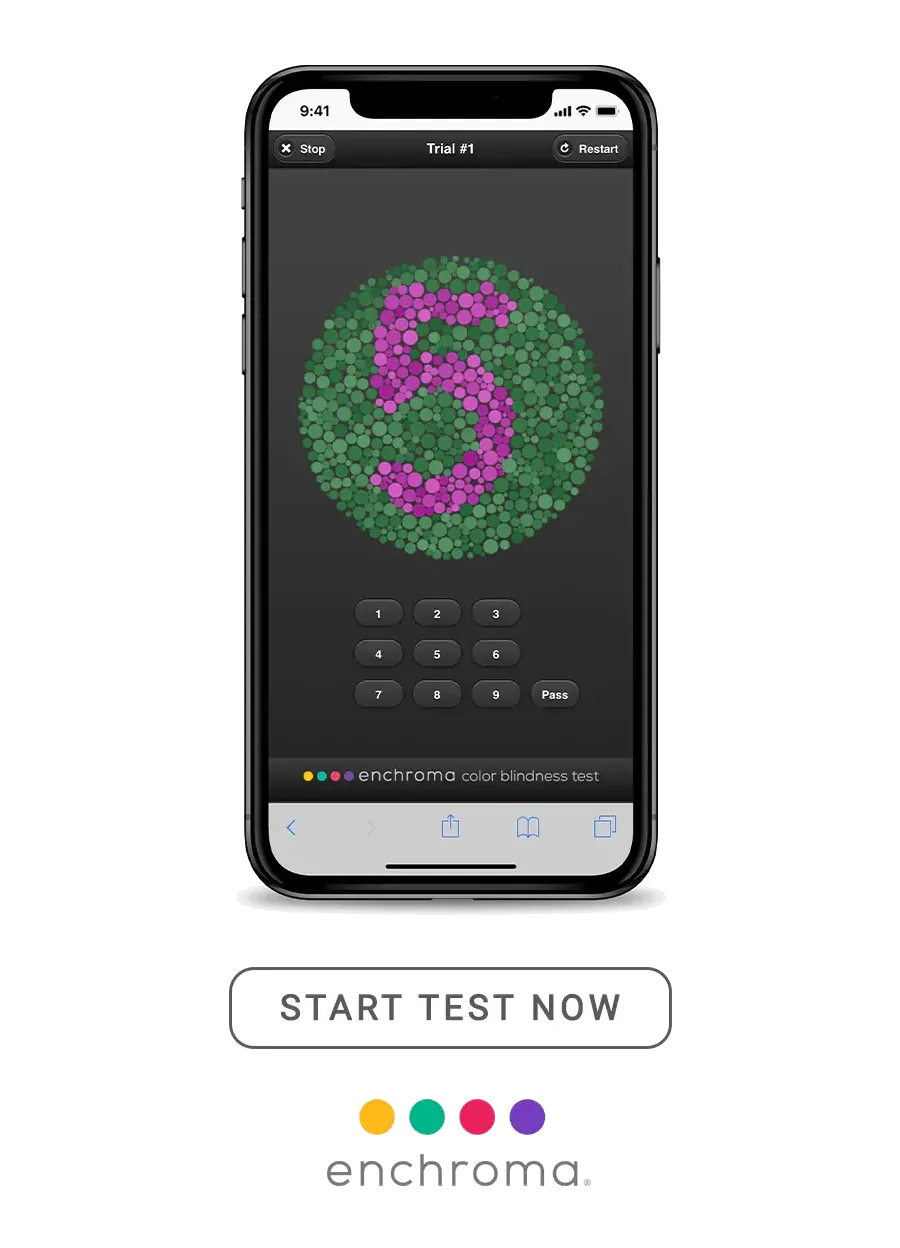 EnChroma Colour Blind Test
